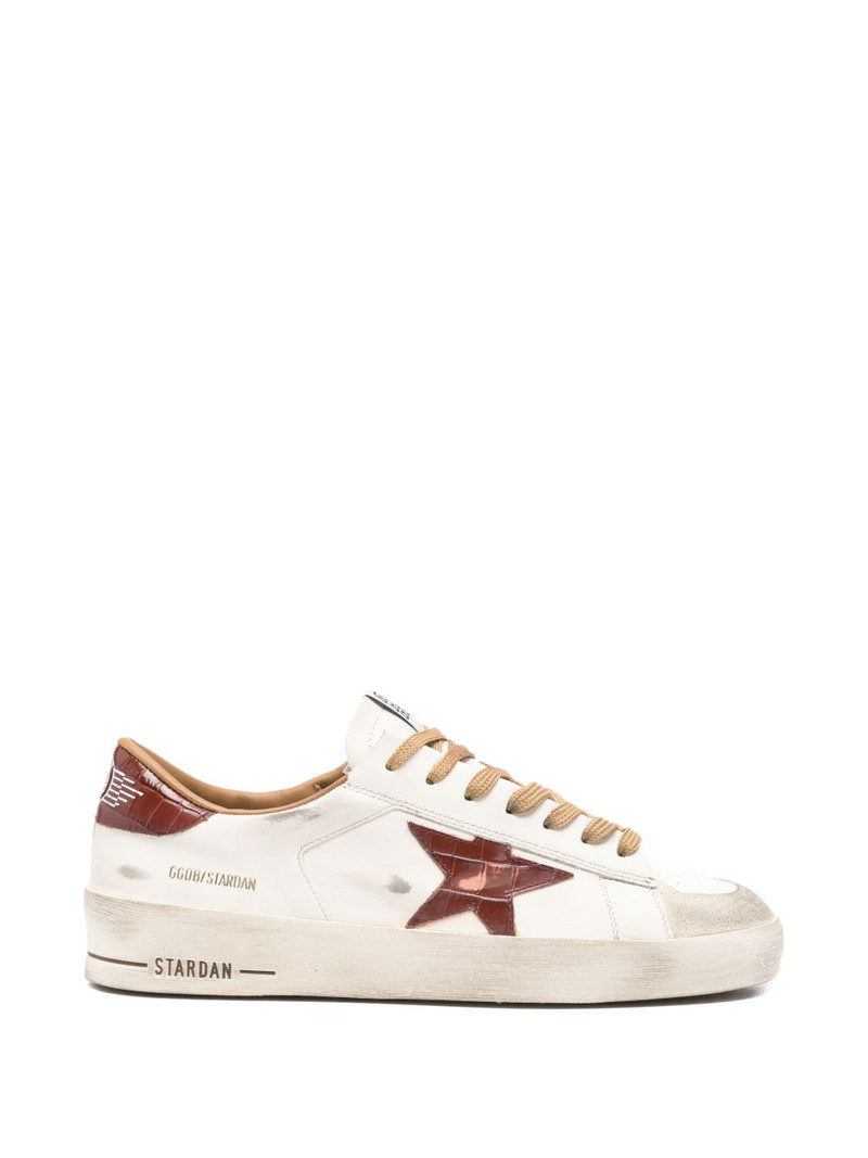 Stardan leather star-motif sneakers 1