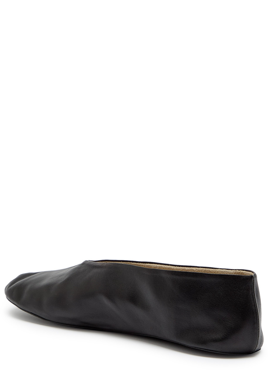 The Row Stella Leather Ballet Flats - 2