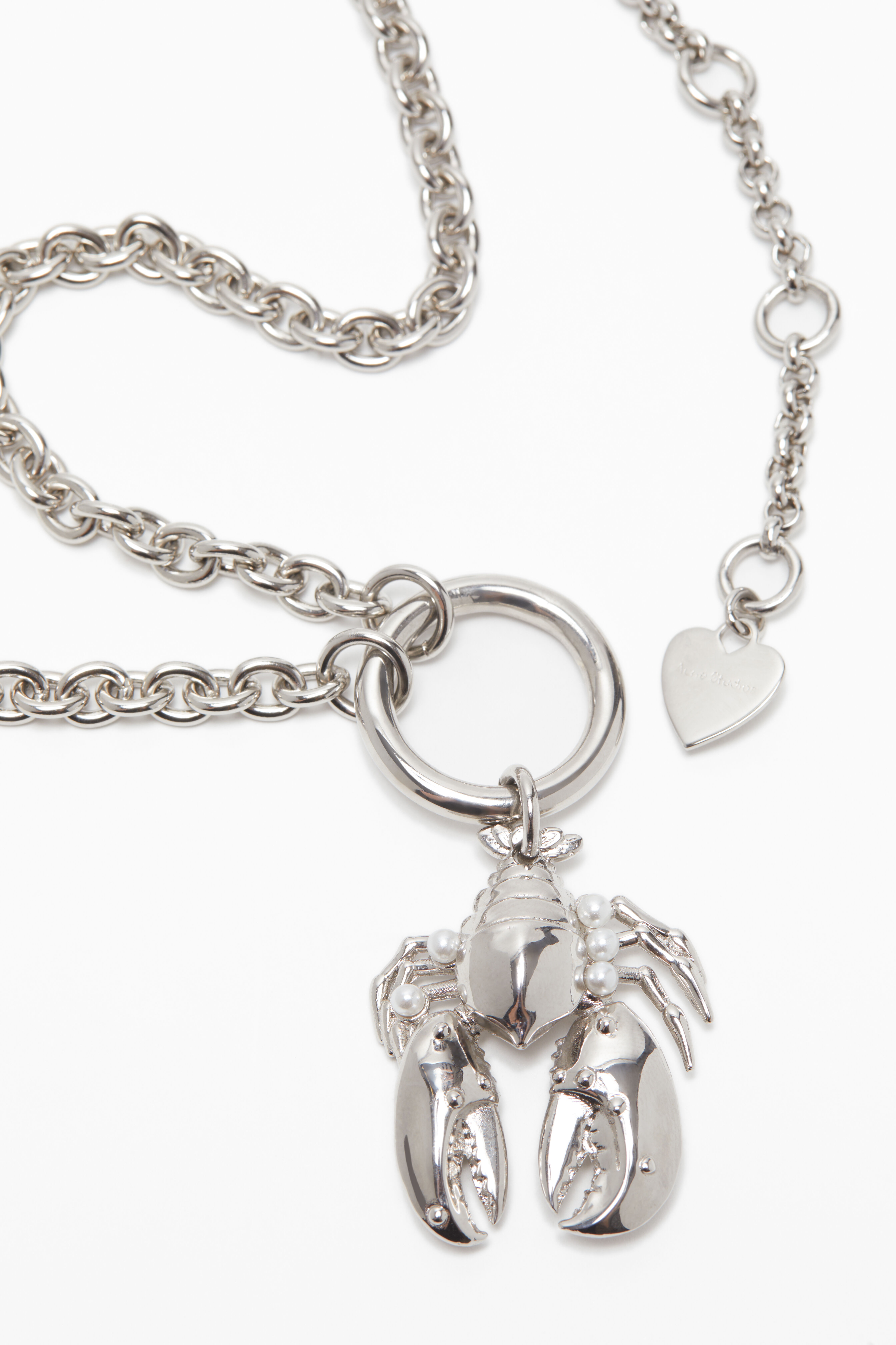 【ACNE STUDIOS】 Lobster Necklace Lobster necklace in silver - Acne Studios | Mytheresa