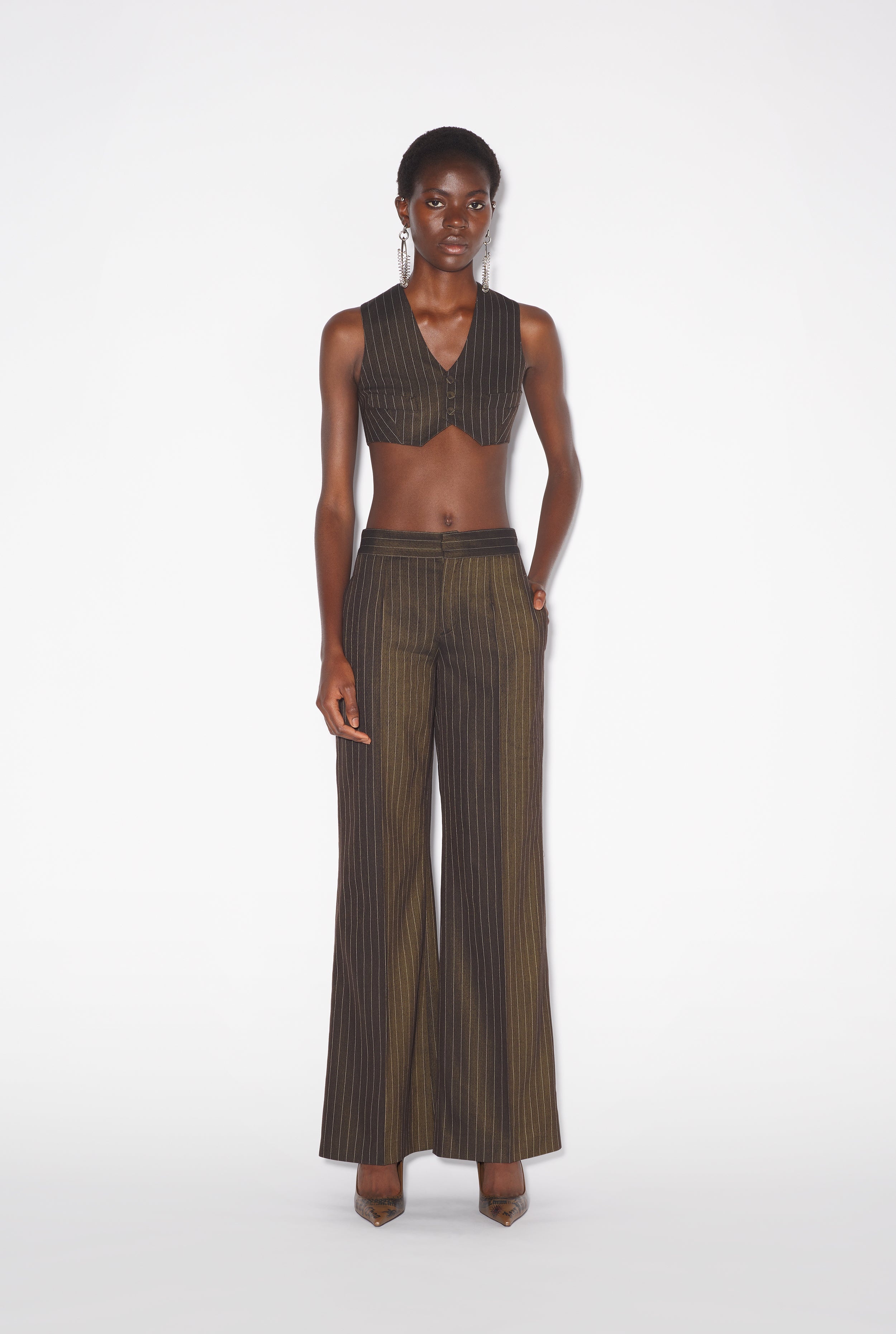 THE CROPPED SUIT VEST - 2