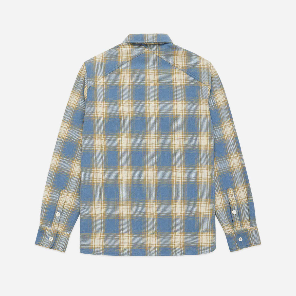 Crosscut Flannel Powder Blue - 4