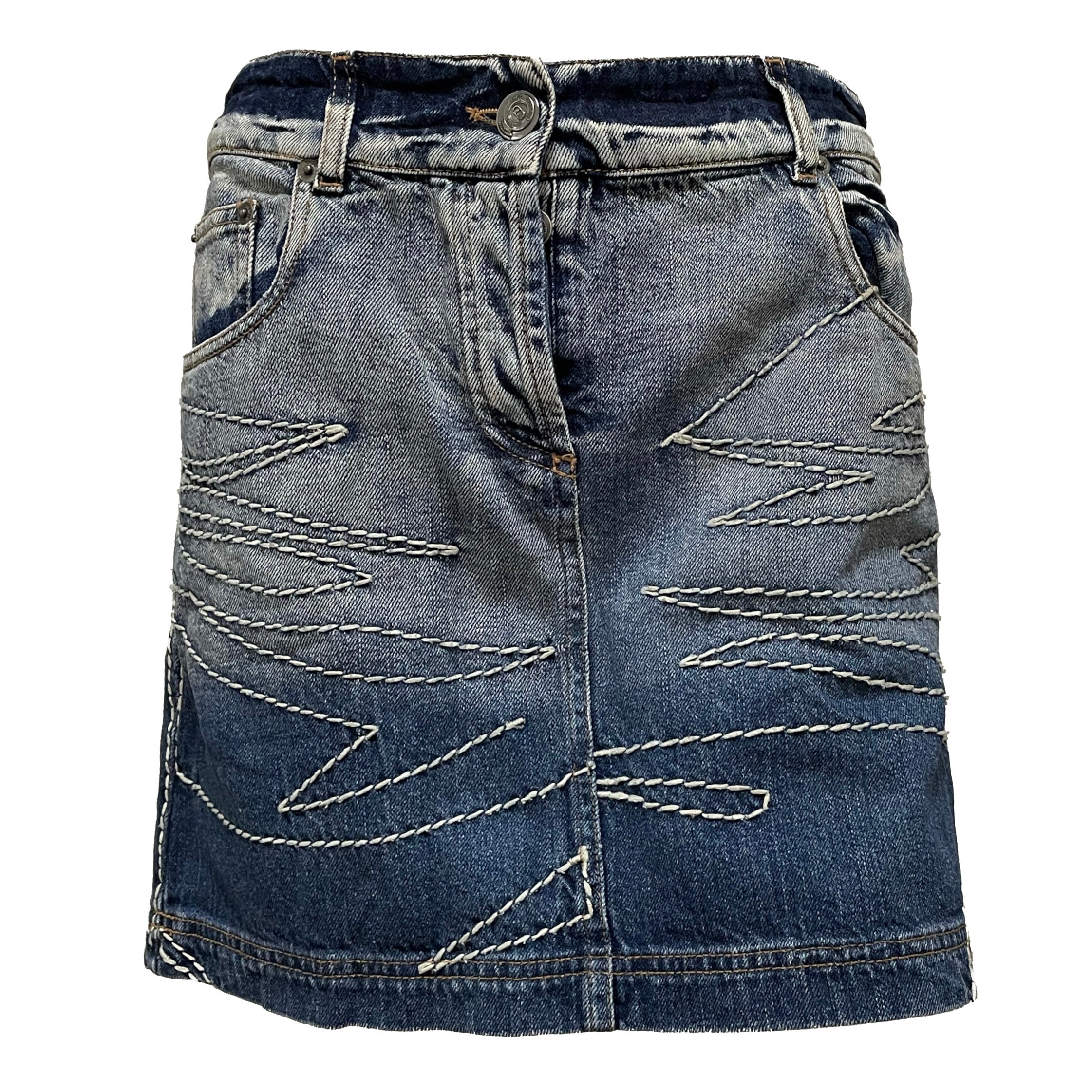 CHRISTIAN DIOR Denim Mini Skirt - 1