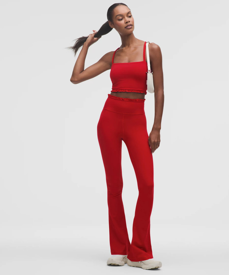 Nulu Ruffle-Trim Cropped Tank Top 3