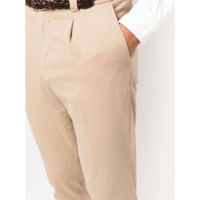 Tapered twill chino trousers - 5