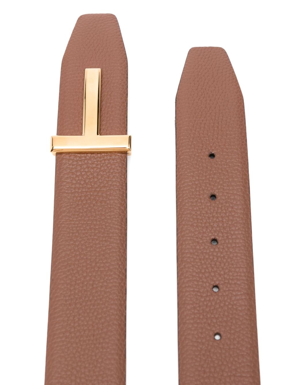 reversible leather belt - 2