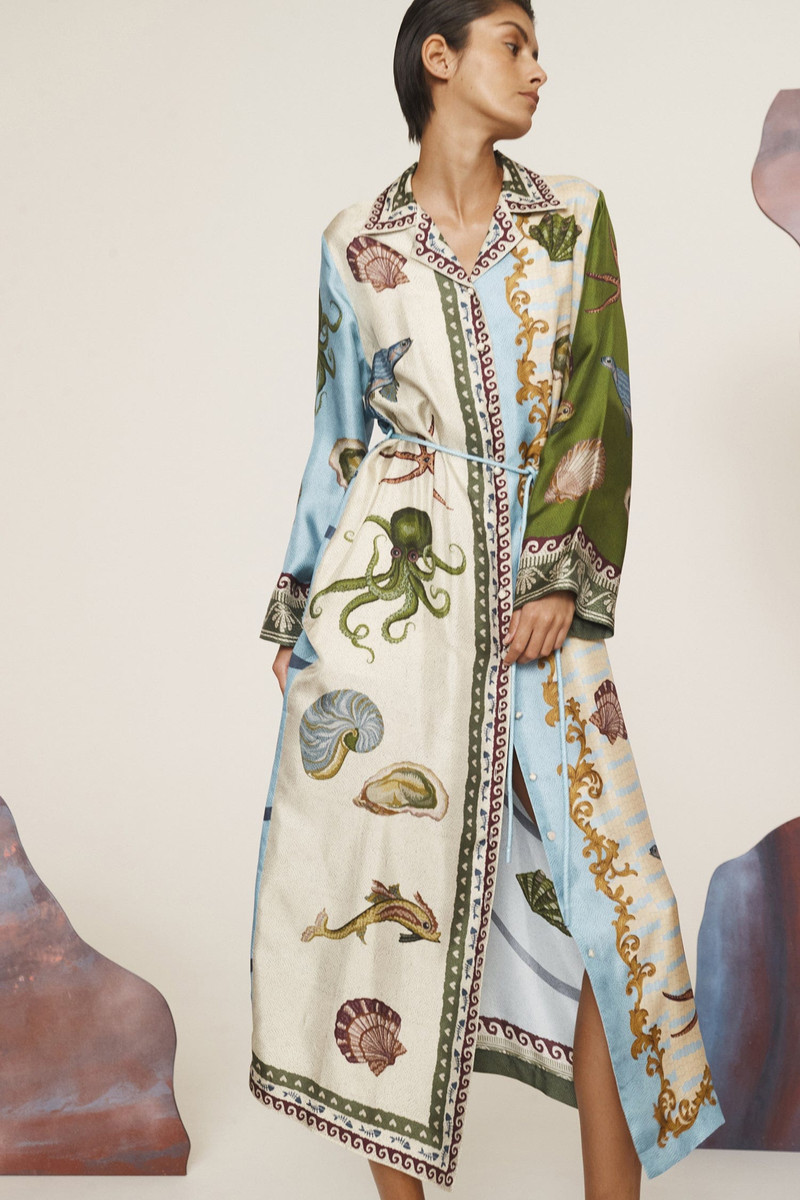 Bath House Silk Shirtdress 5