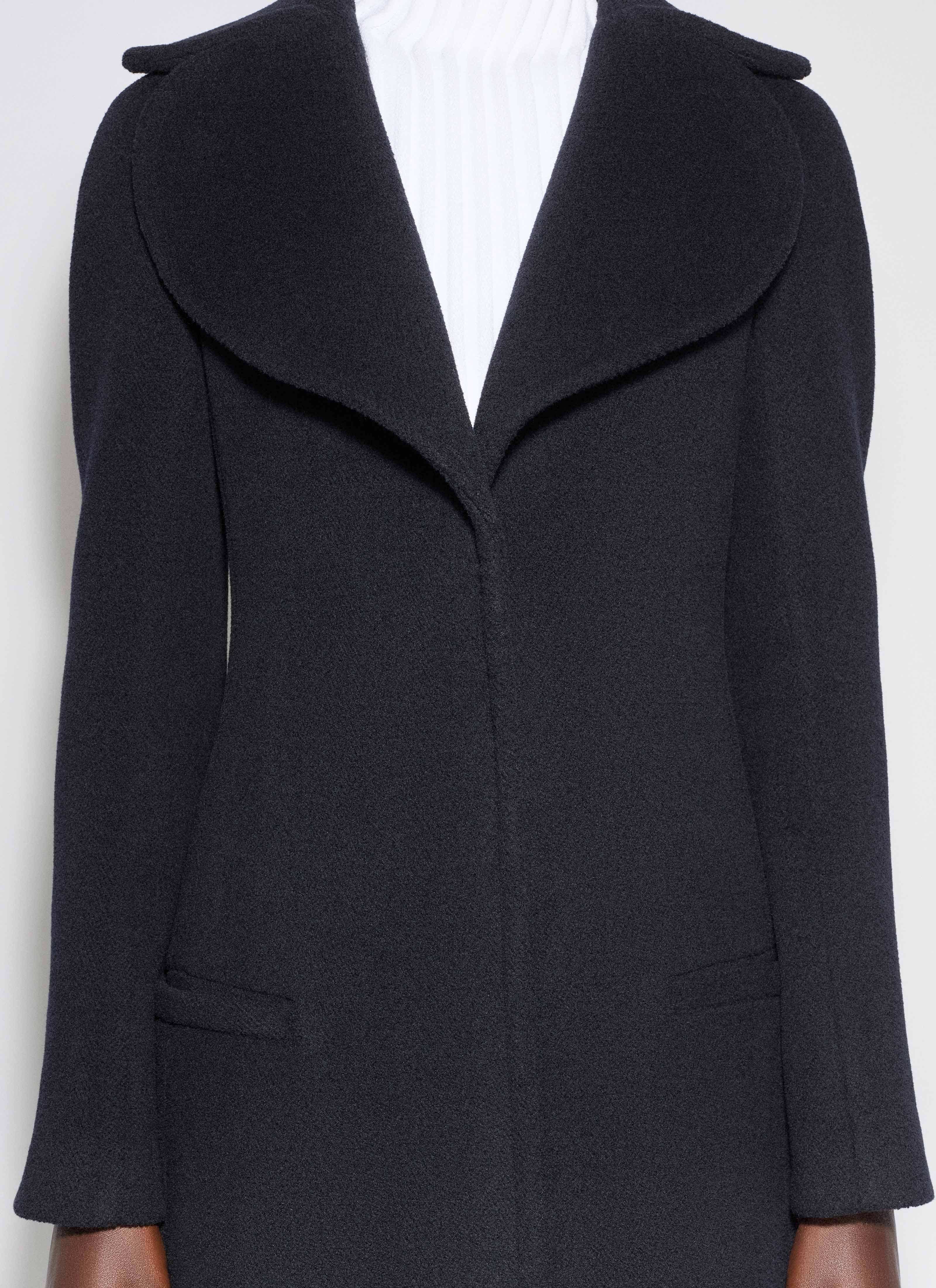 CINCHED WOOL COAT - 6