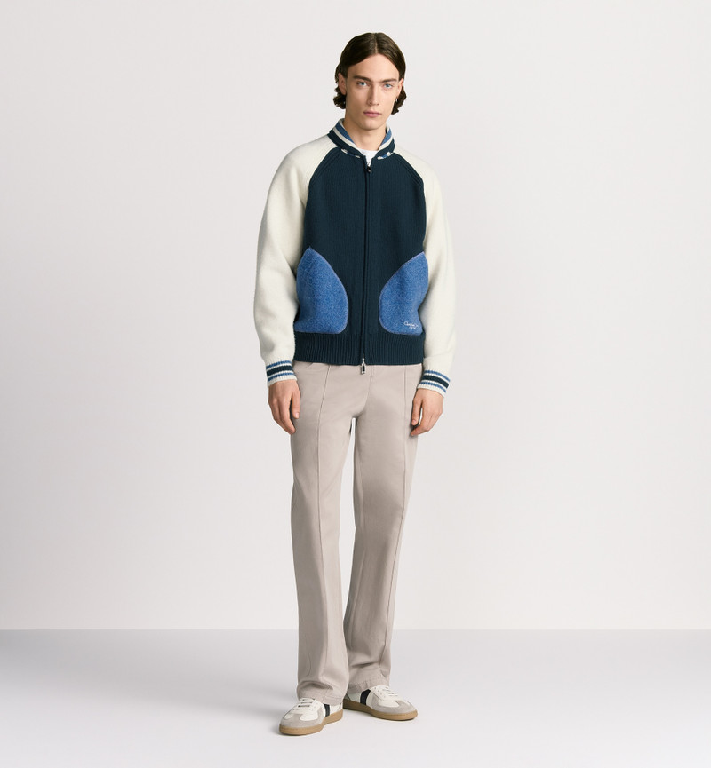 Christian Dior Couture Lily of the Valley Varsity Cardigan 3