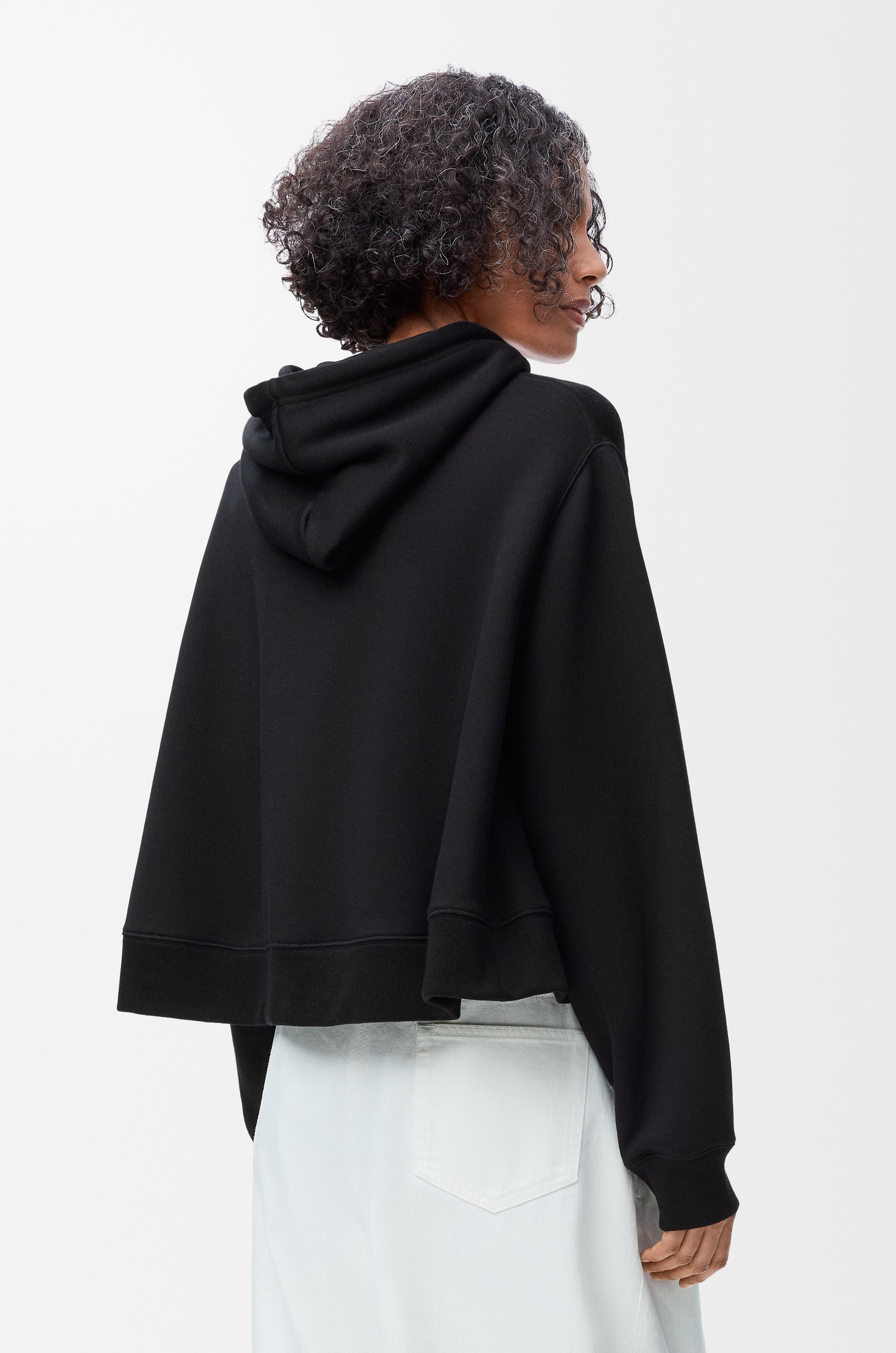 Trapeze hoodie in cotton blend - 4