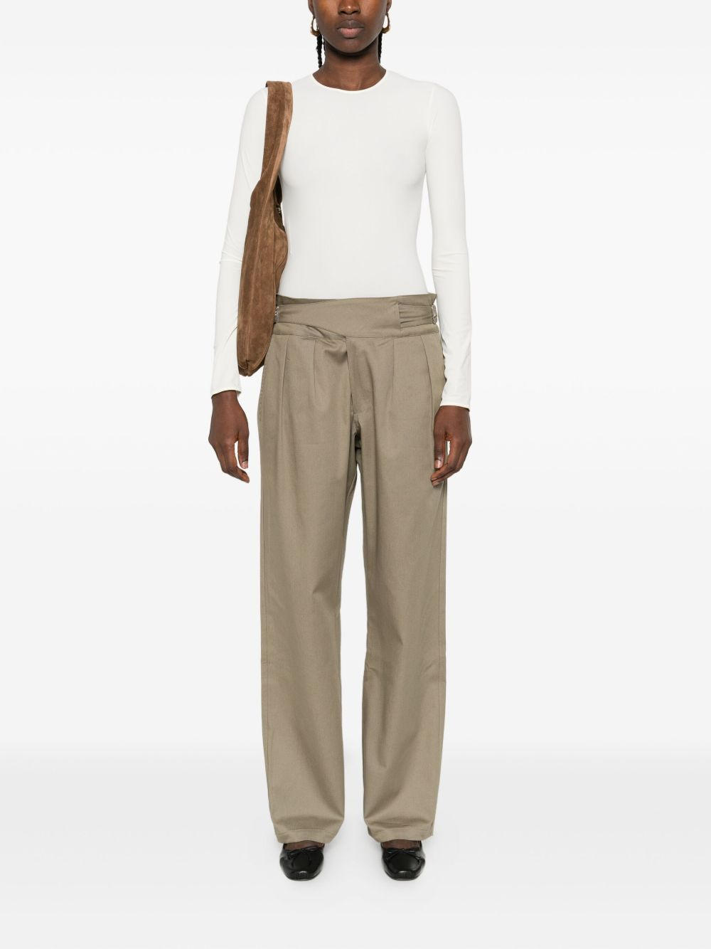 long-sleeve crew-neck bodysuit - 2