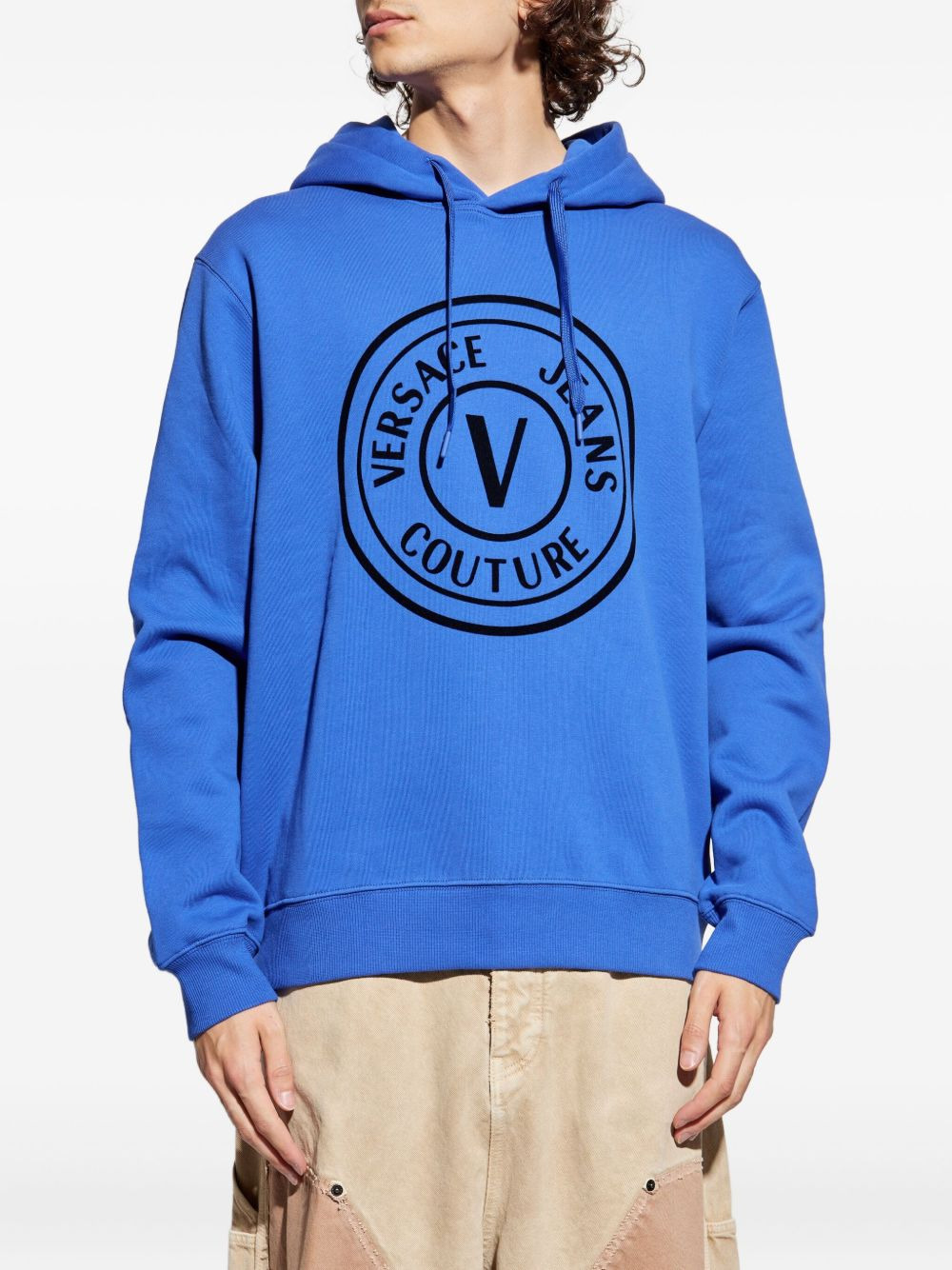 logo-print hoodie - 3