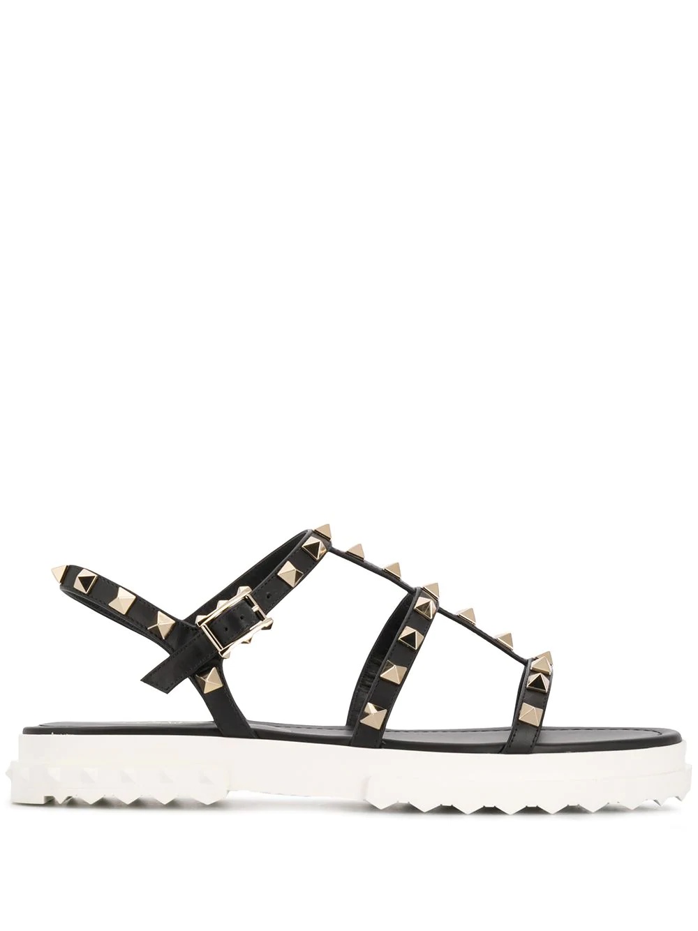 Rockstud platform sandals - 1