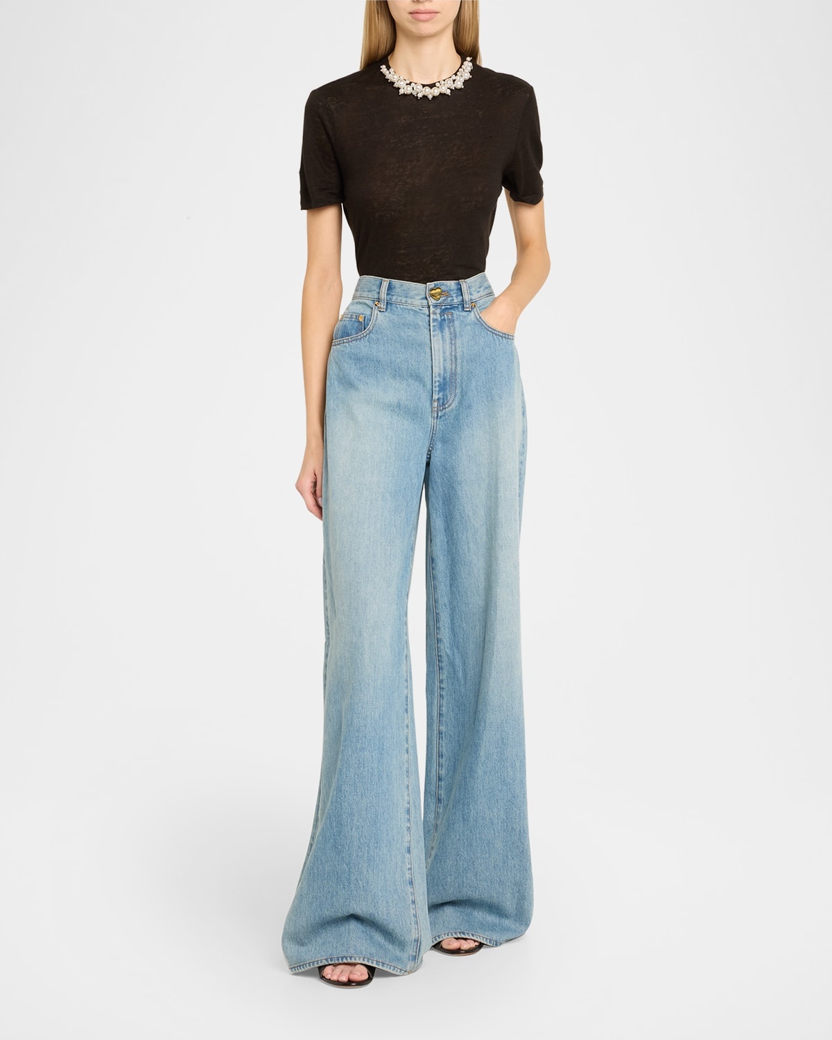 Crush Straight Wide Jeans - 1