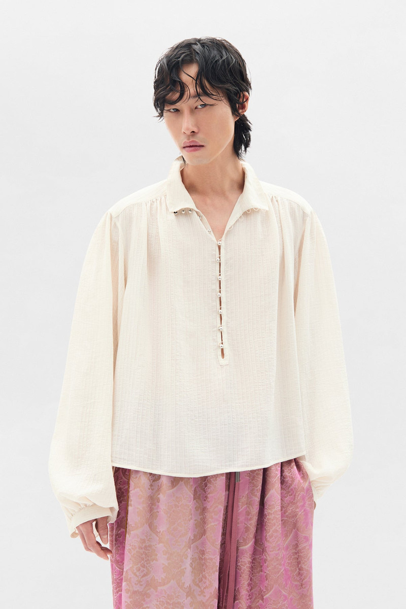 Thorald High Comfort Cropped Serafino Top 1