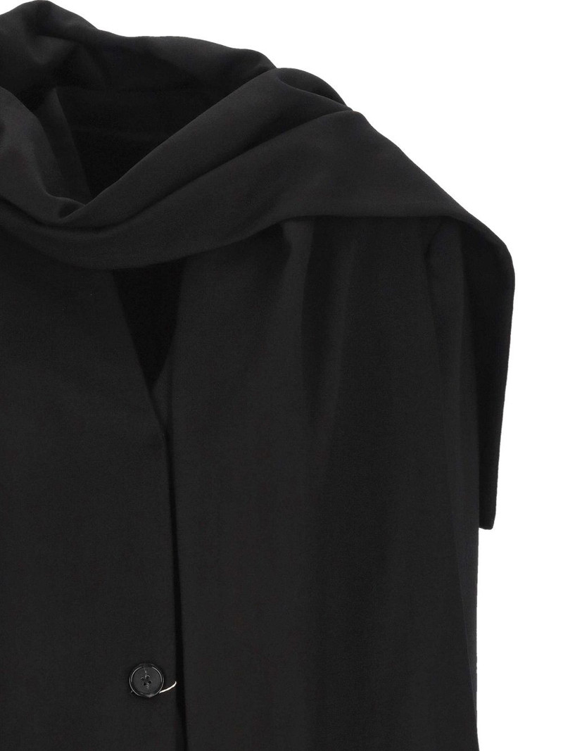 scarf single-breasted jacket 3