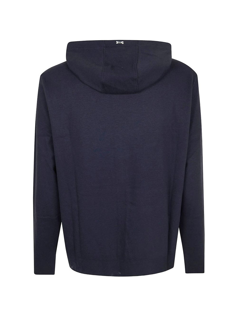 Herno zipped hoodie outlook