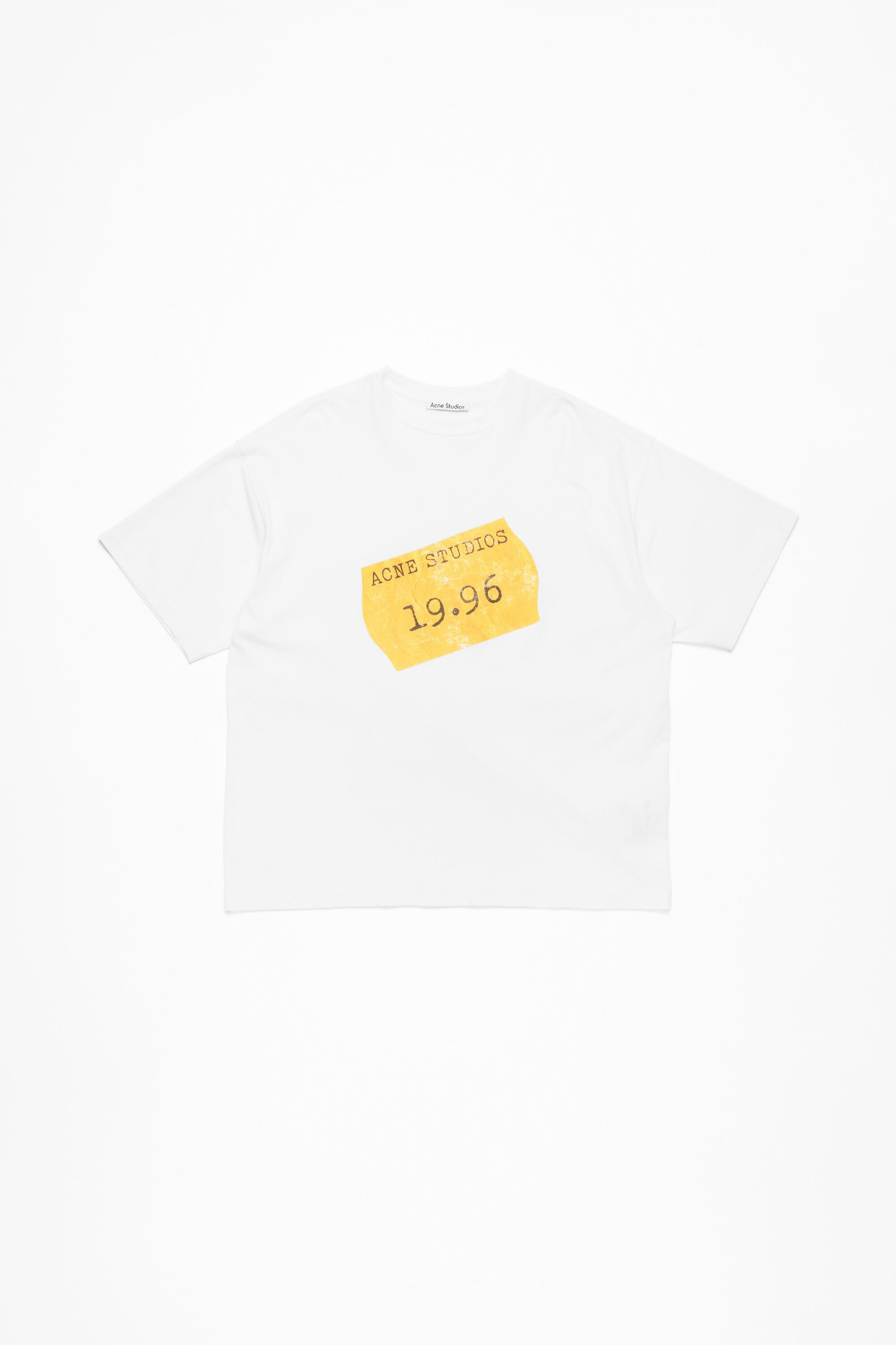 Acne Studios Logo t-shirt - Optic White | REVERSIBLE