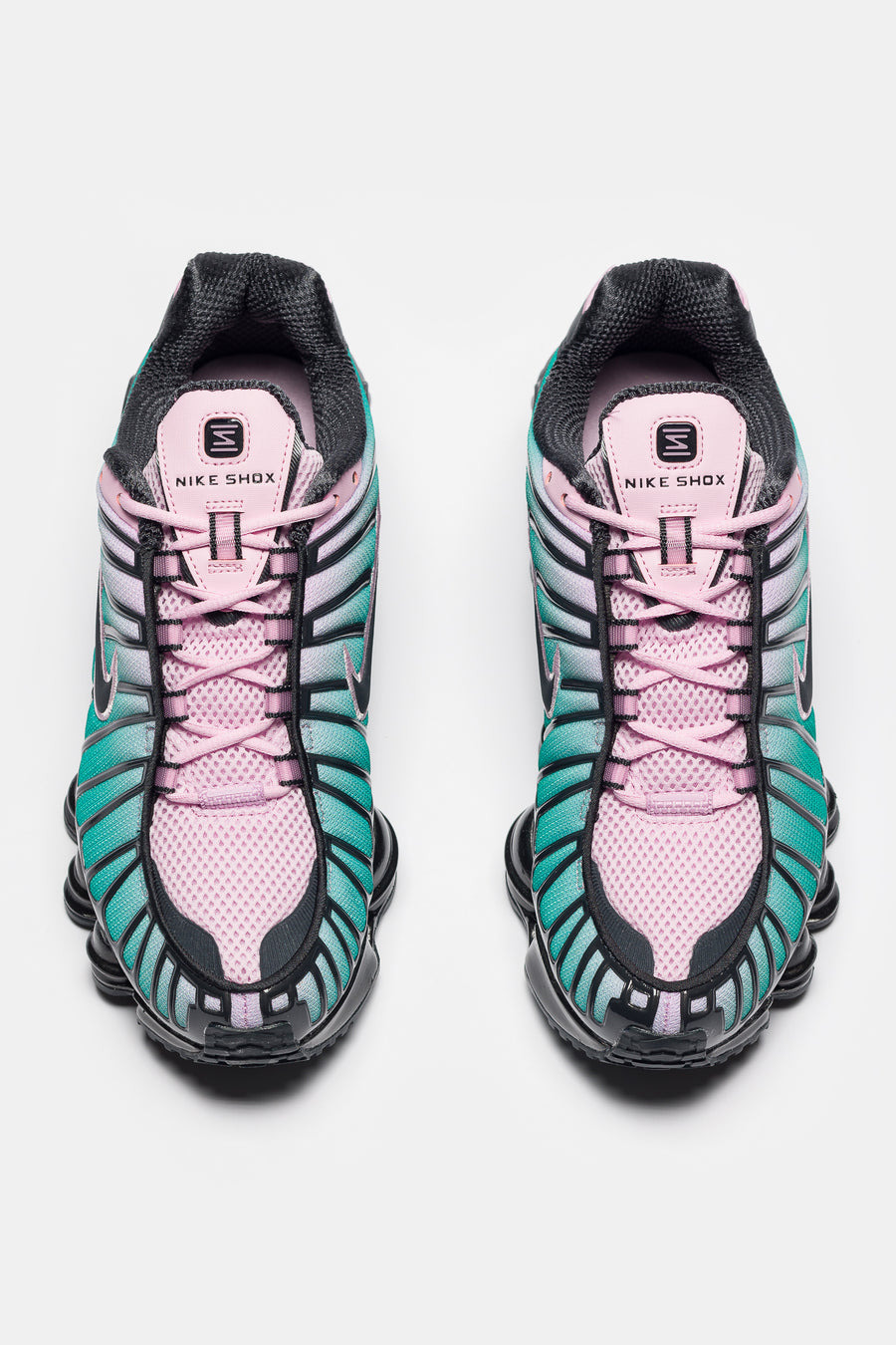 Shox TL Fade Sneaker in Lt Arctic Pink/Neptune Green/Off Noir - 4