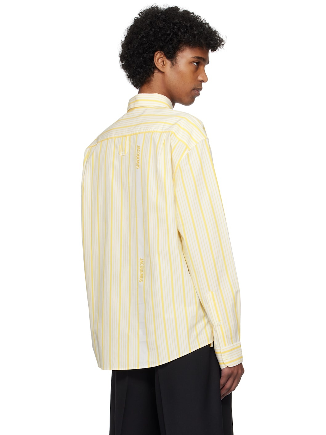 Yellow & White 'The Simon' Shirt - 3