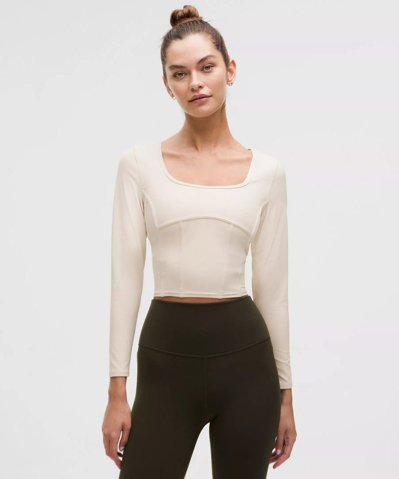 Waist-Seamed Nulu Long-Sleeve Shirt 1