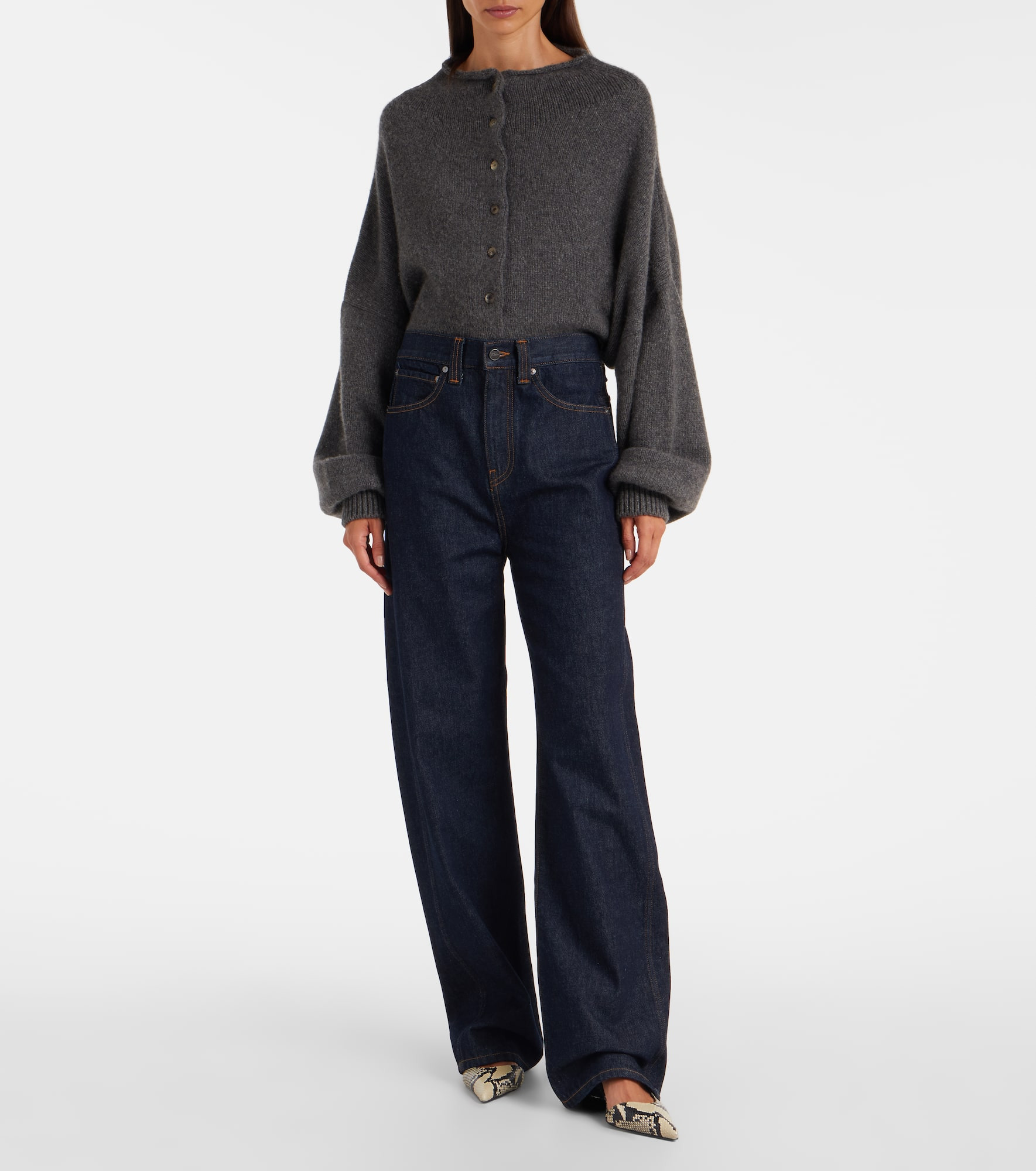 Benson high-rise wide-leg jeans - 2
