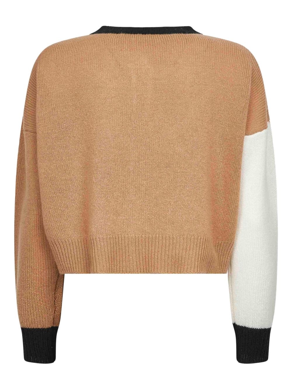 colour-block cardigan - 2