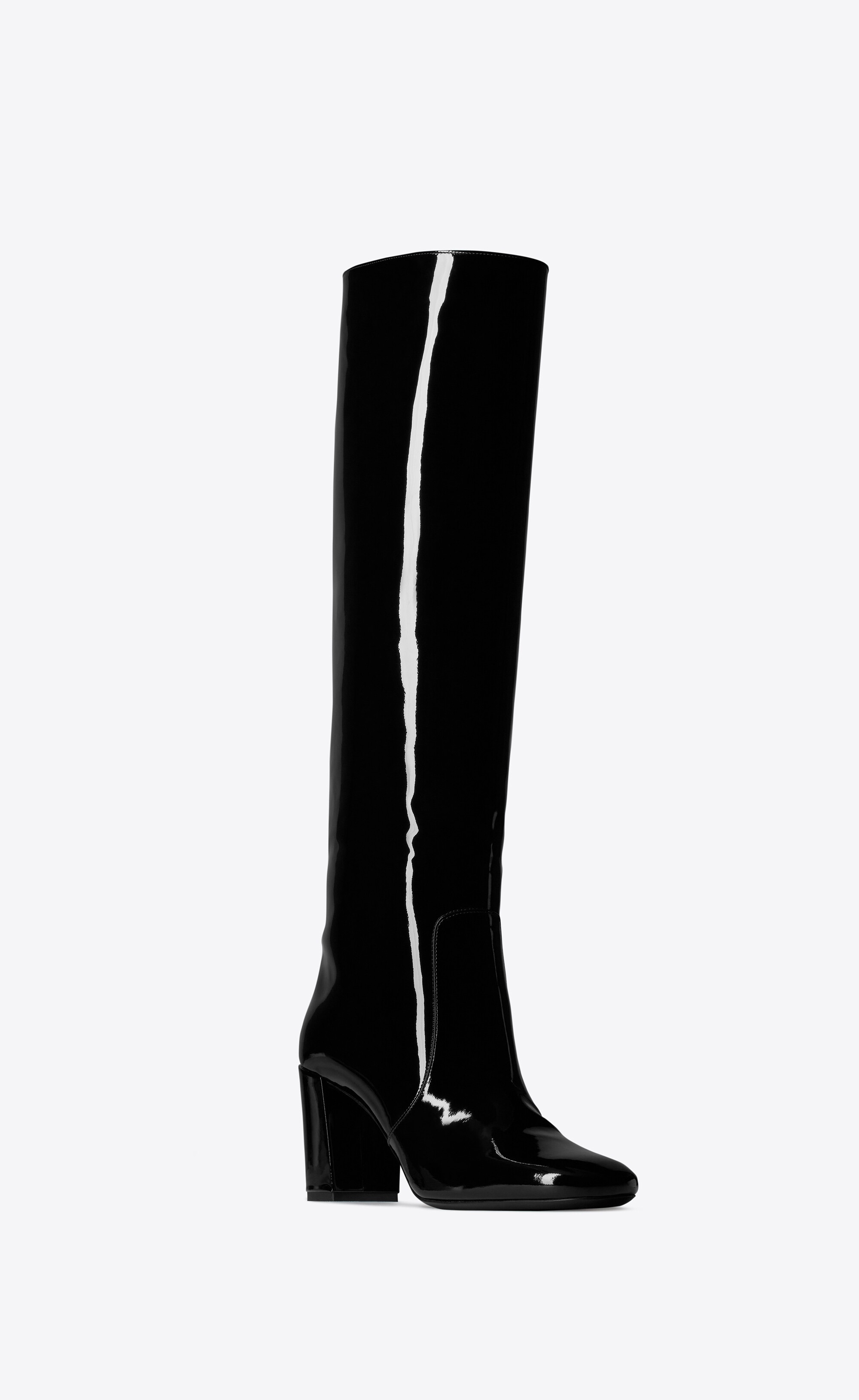 who boots in patent leather - 5