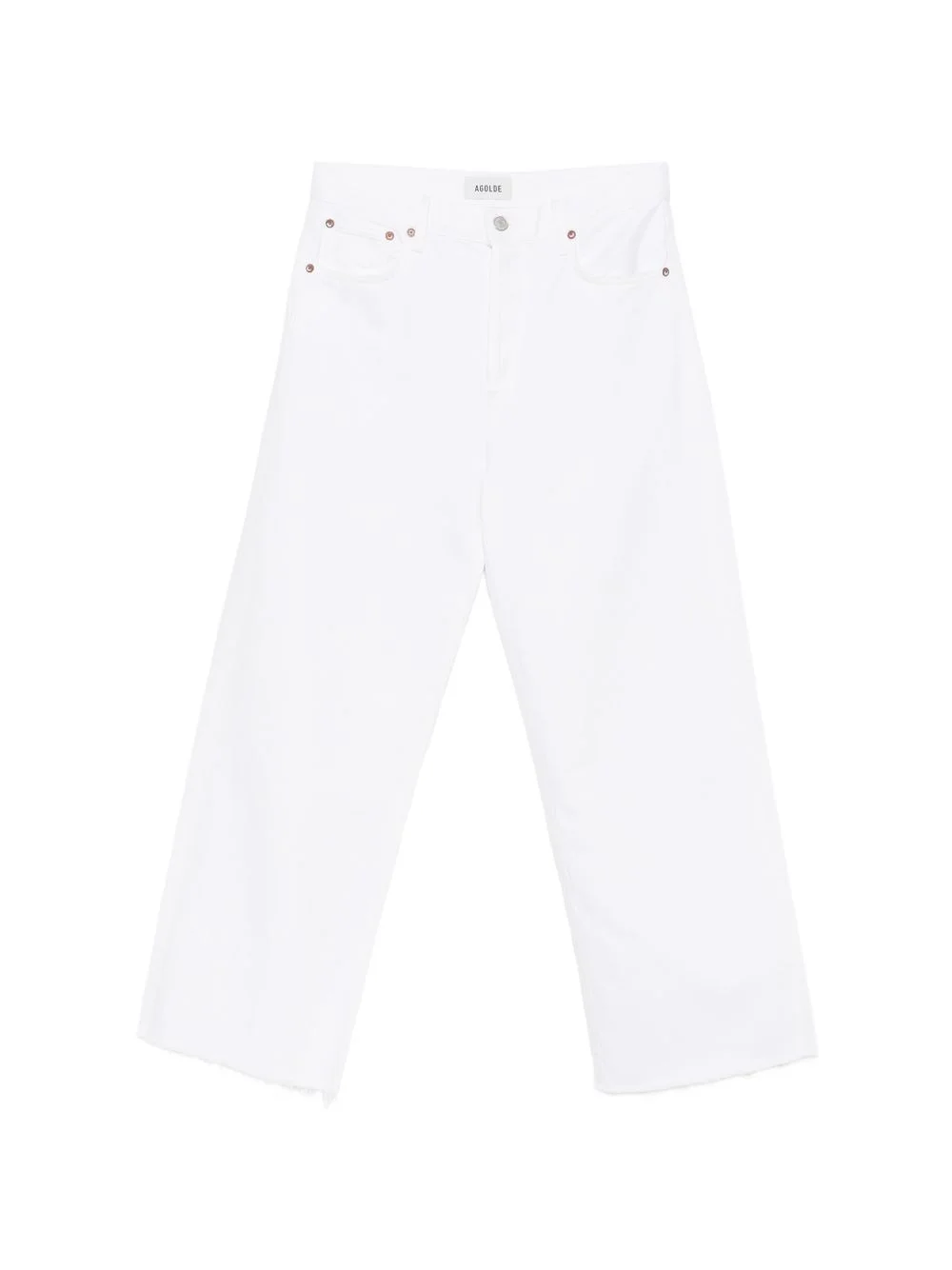 Ren raw-hem wide-leg jeans - 1
