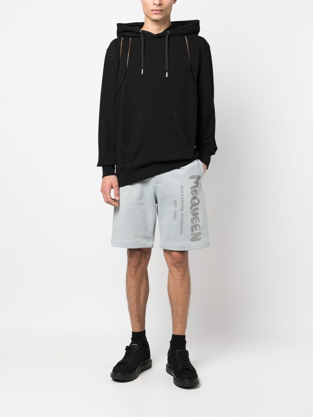 long-sleeve cotton hoodie - 2
