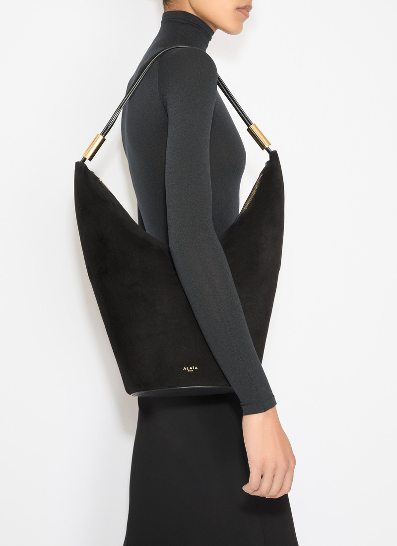 Alaïa SHAPE MEDIUM BAG IN SUEDE GOATSKIN AND CALFSKIN outlook