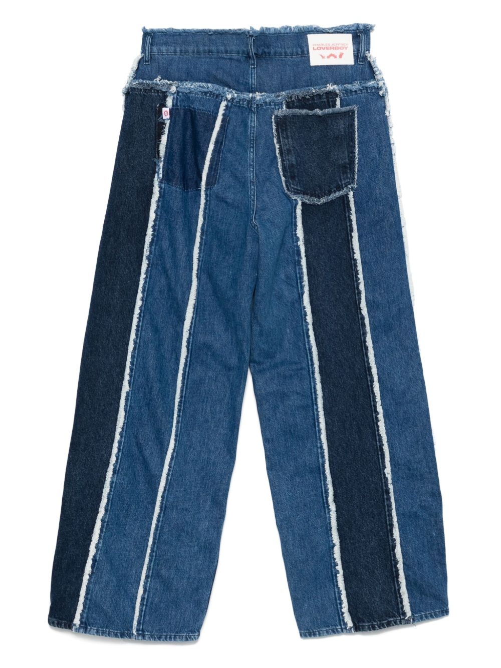 frayed-detail jeans - 2