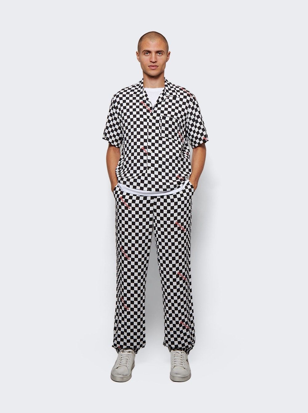 Damier Check Print Easy Pants - 2