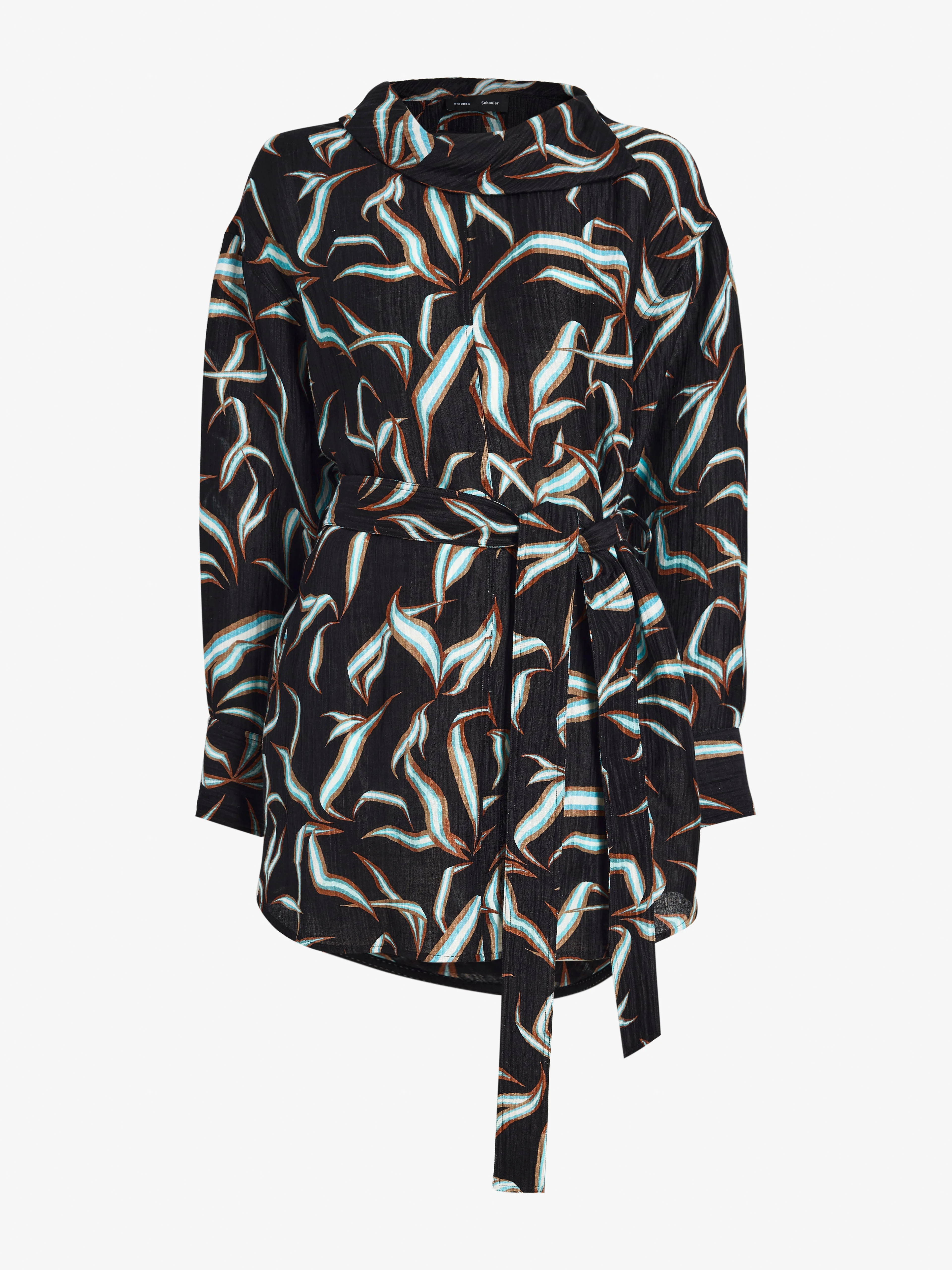 Lalia Dress in Metalasse Silk Linen - 1