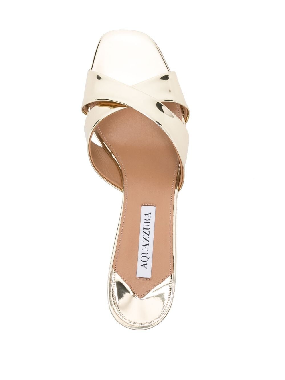 Divine 50mm mirrored mules - 4