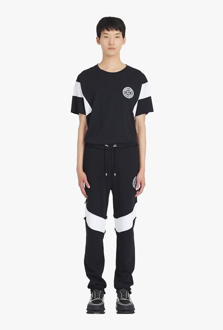 Black and white eco-designed sweatpants - 4