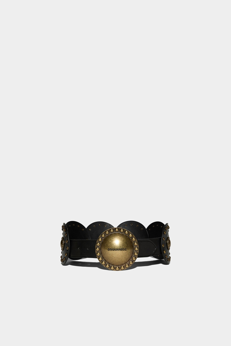 DSQUARED2 STUDS PLAQUE BELT outlook