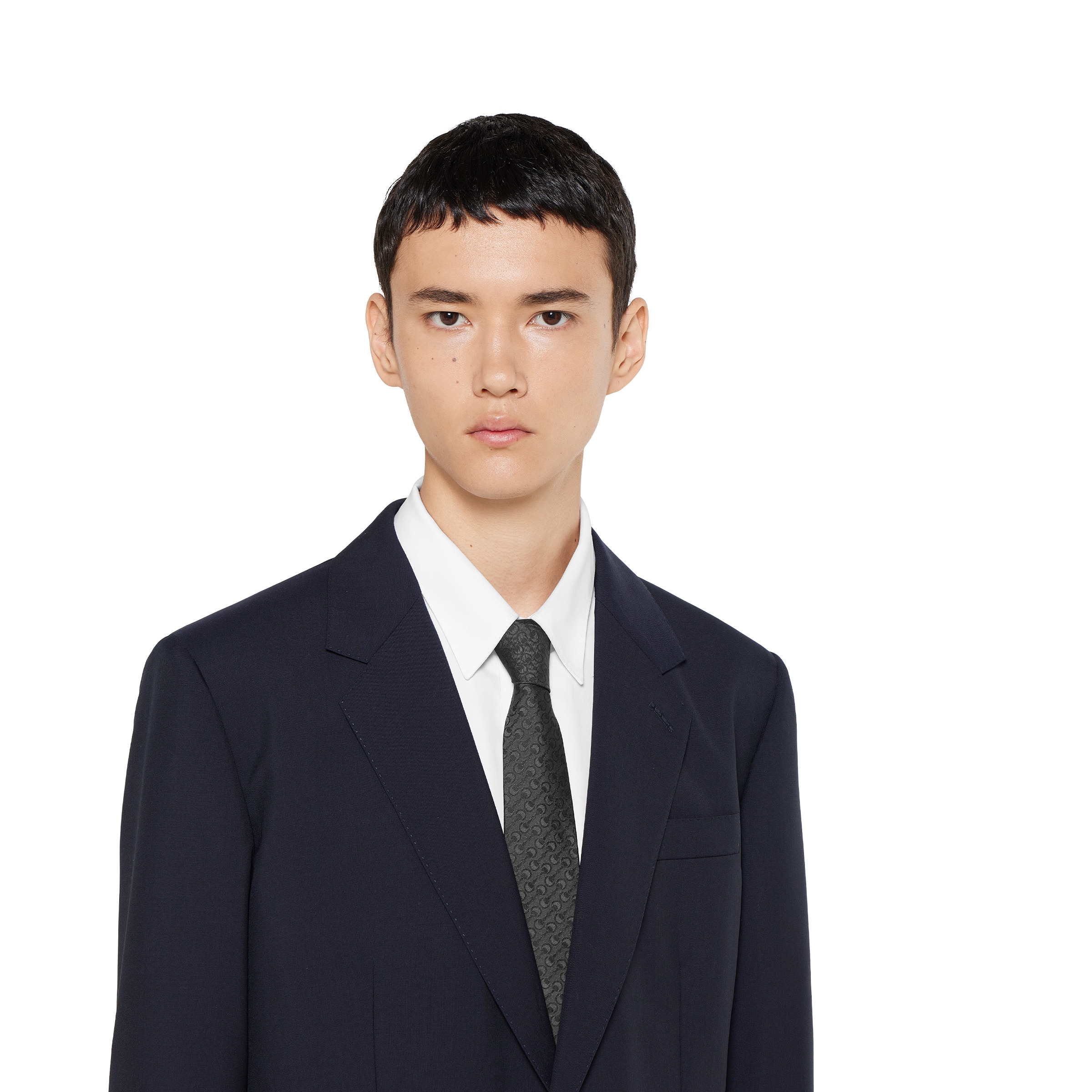 Horsebit silk jacquard tie - 3