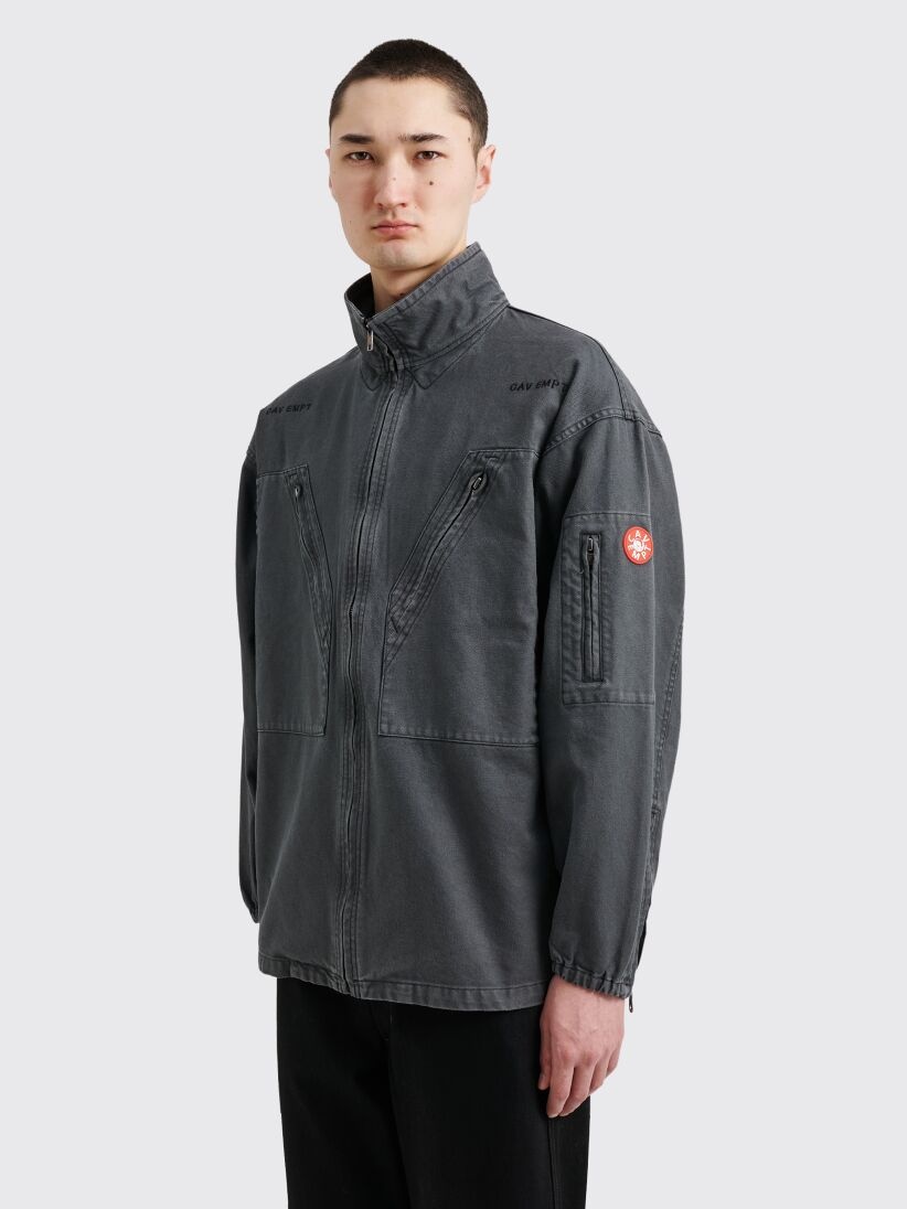 Cav Empt CAV EMPT OVERDYE ZIP BDU JACKET CHARCOAL tresbien REVERSIBLE