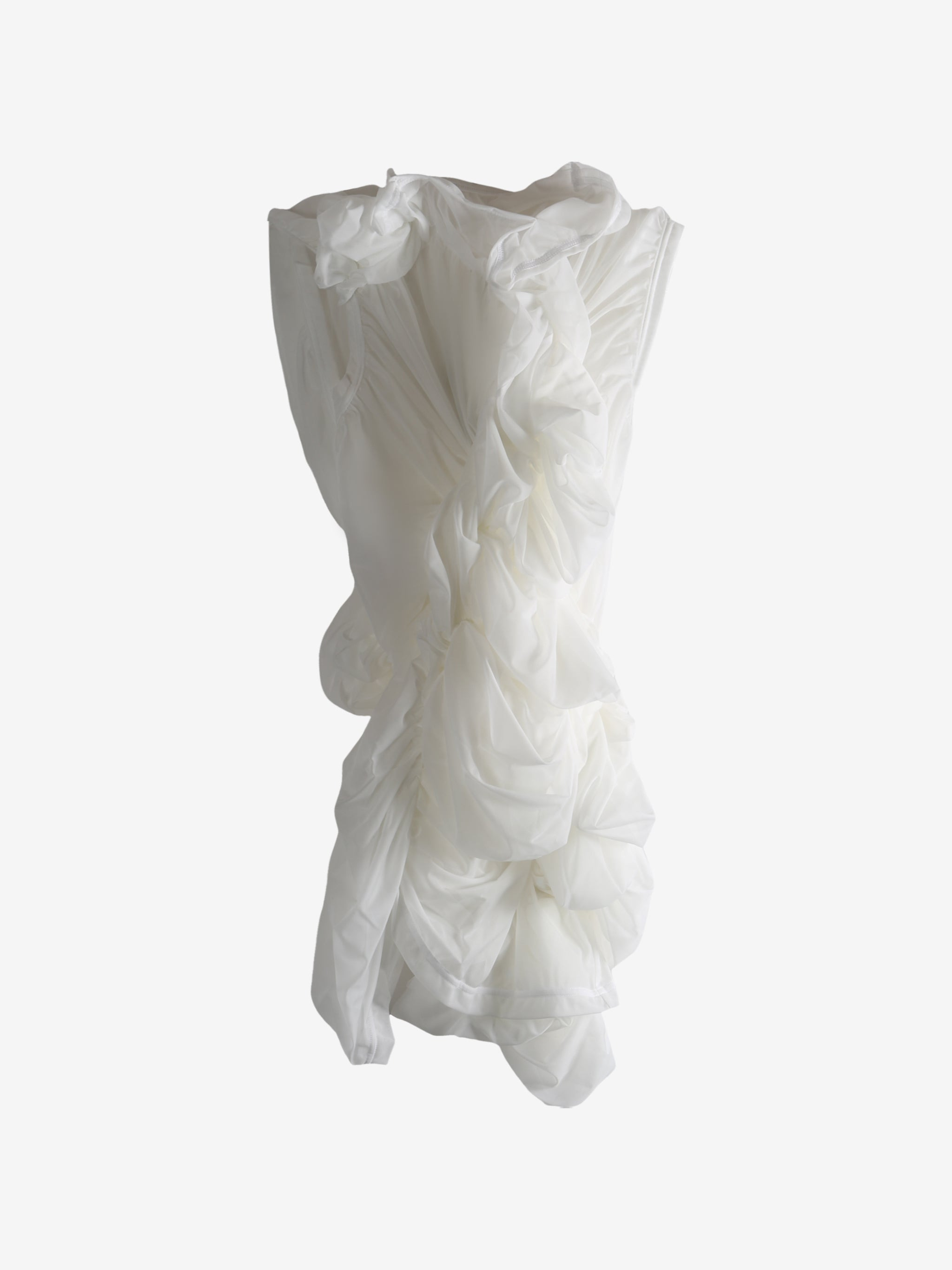 COMME DES GARCONS - Women Sleeveless Pleated T-Shirt - 4