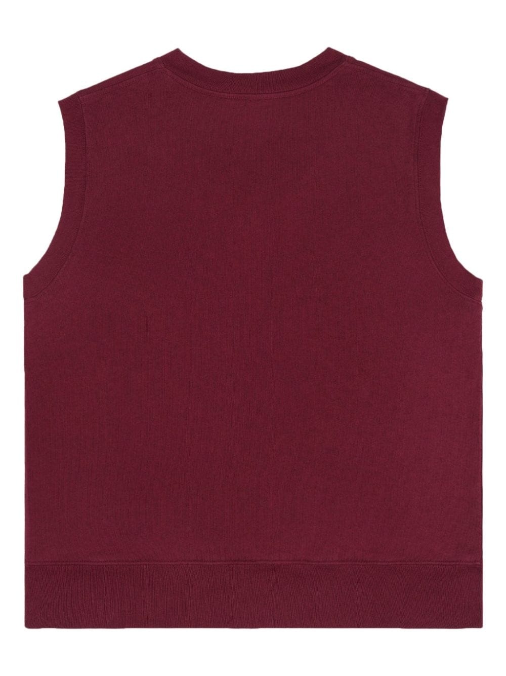 Classic logo-embroidered cotton vest - 2