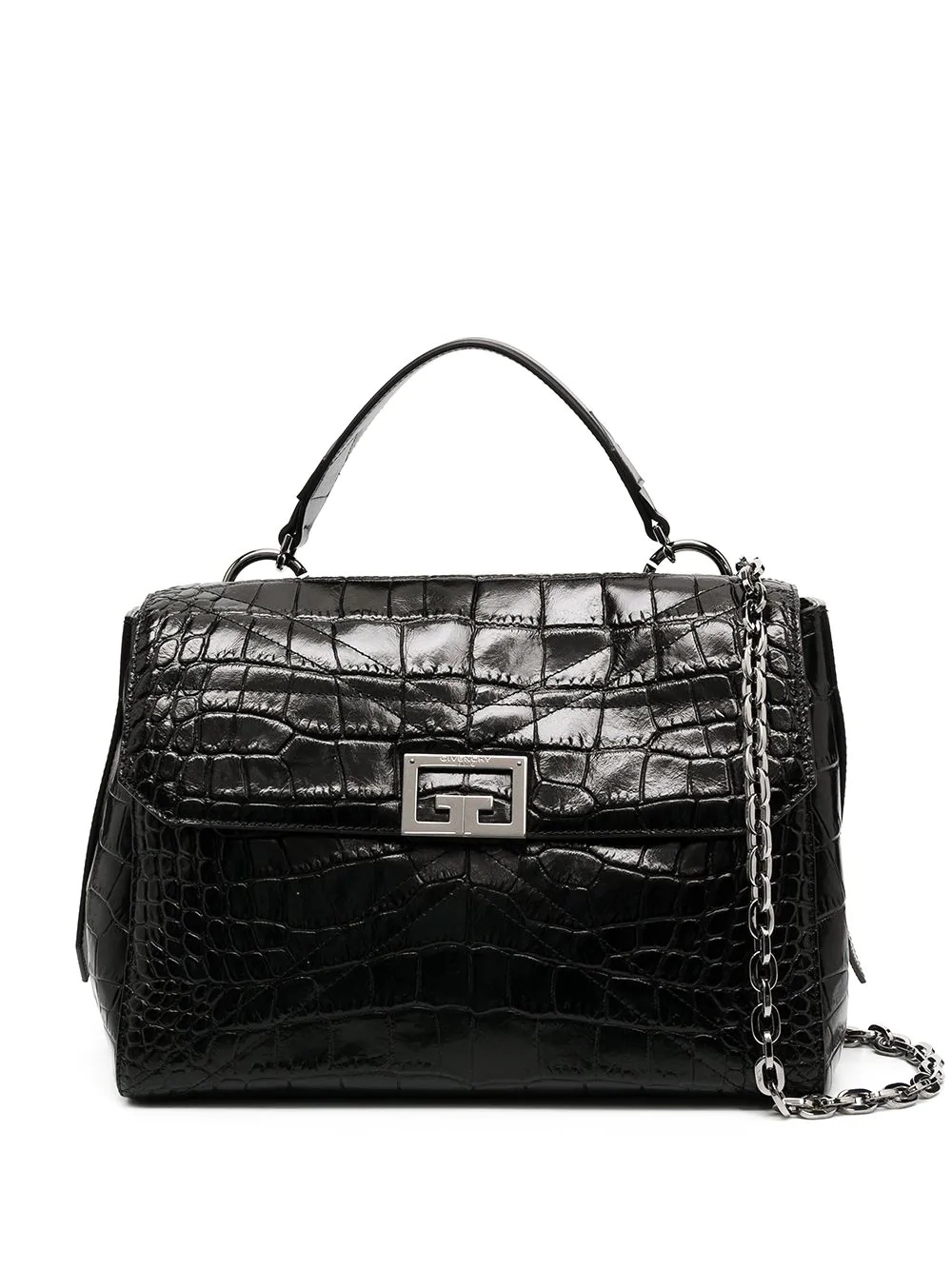 Medium ID crocodile-effect tote bag - 1