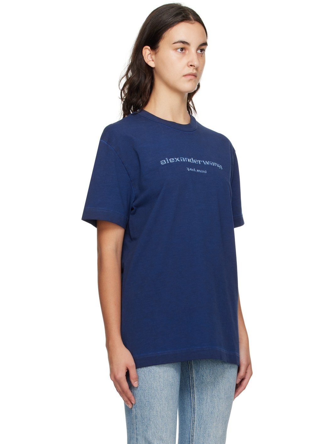 Navy Printed T-Shirt - 2