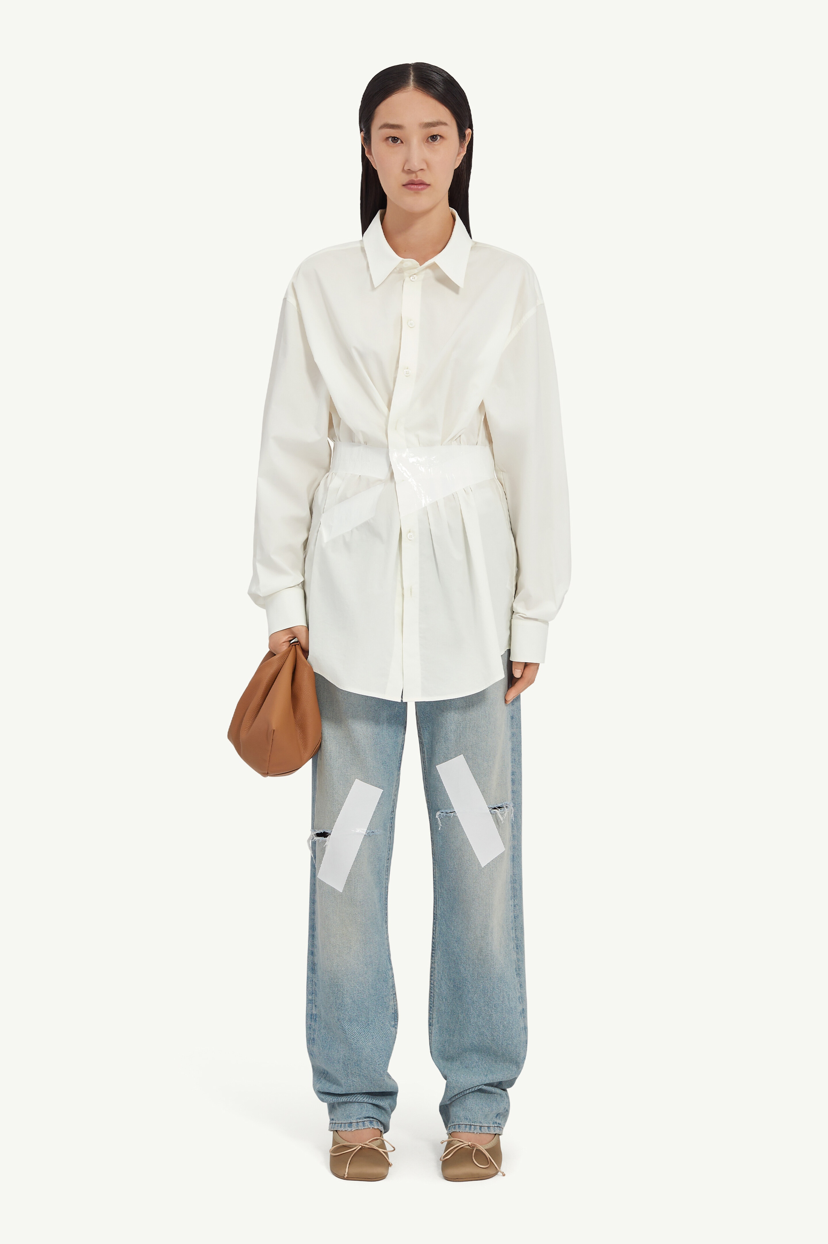 Taped poplin shirt - 2