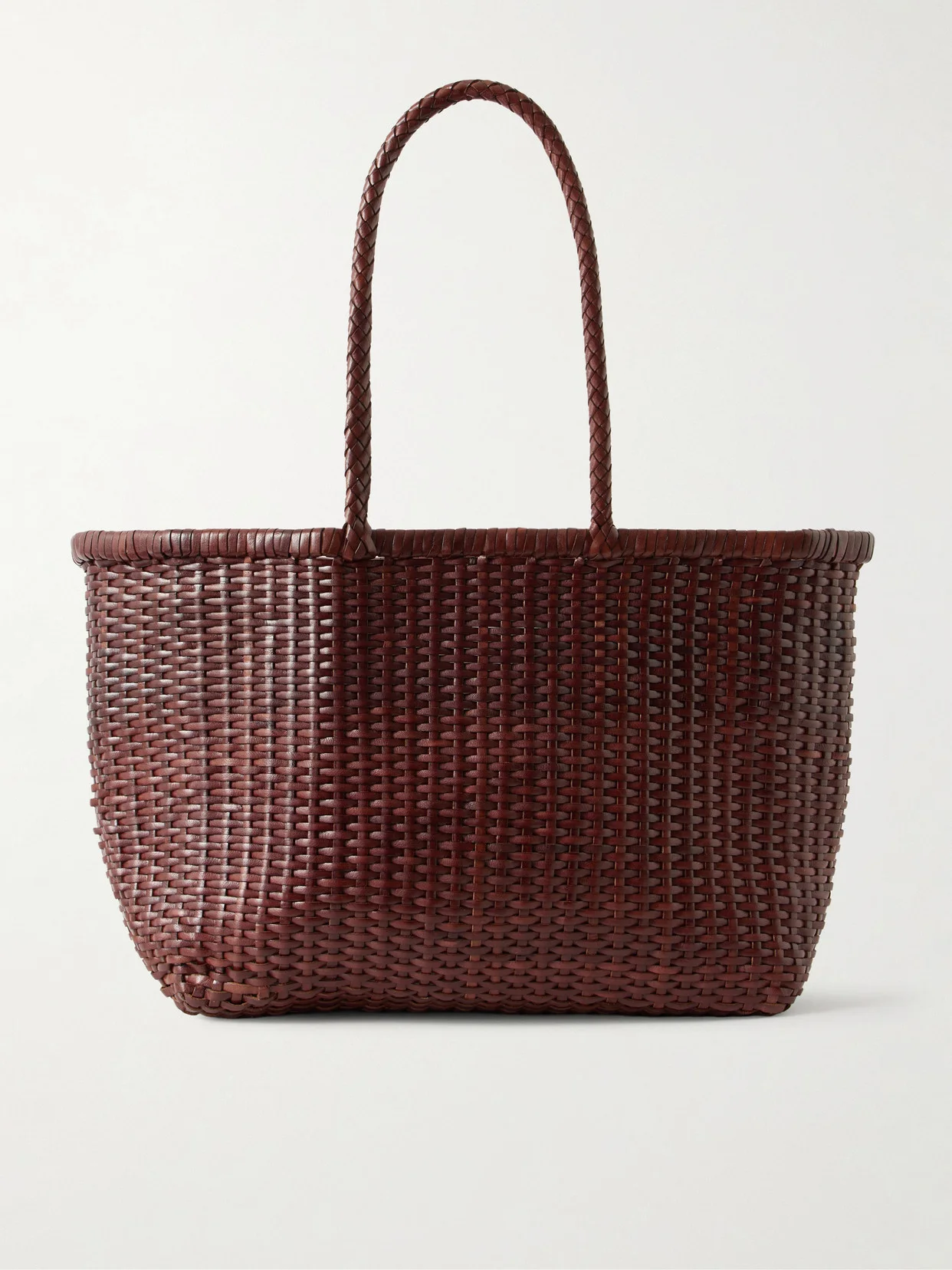 B Weave Leather Tote - 1