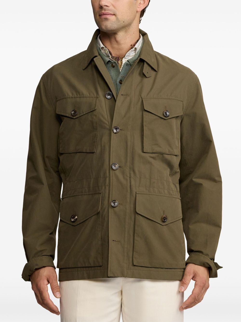 buttoned-up shirt jacket - 3