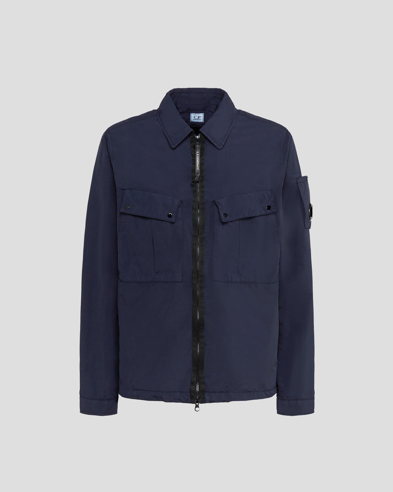C.P. Company Flatt Nylon Zipped Overshirt | REVERSIBLE