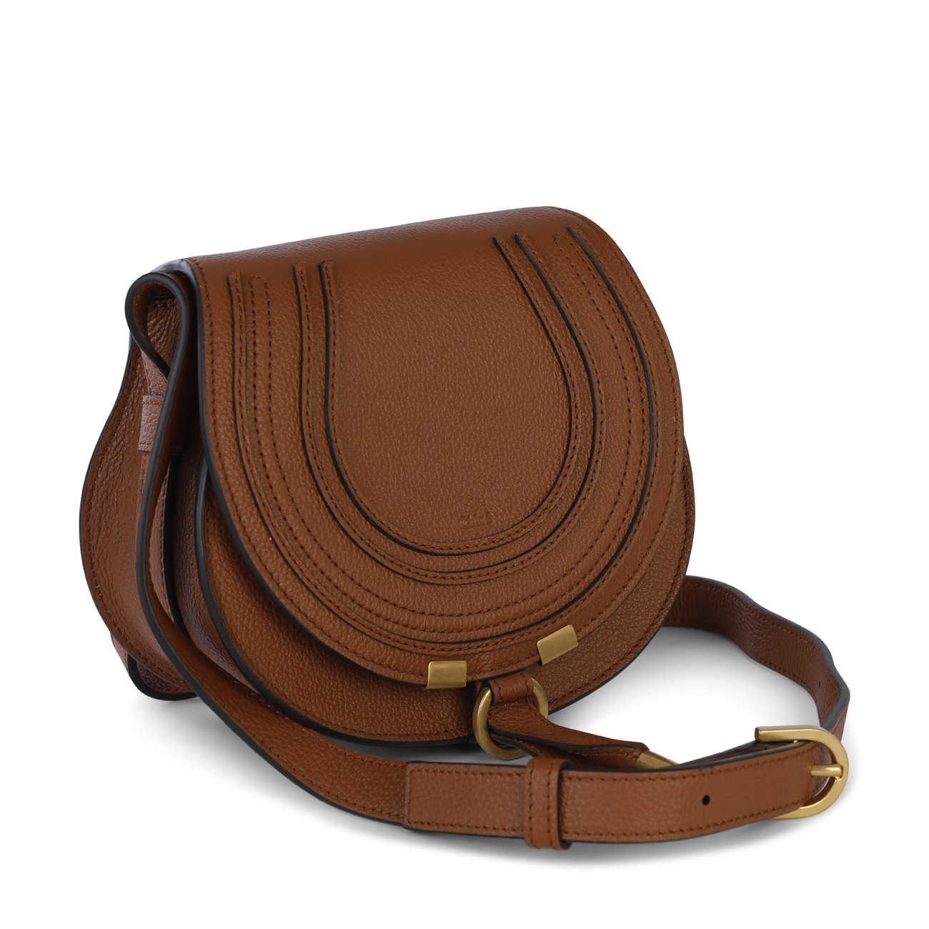 tan leather marcie small shoulder bag - 2