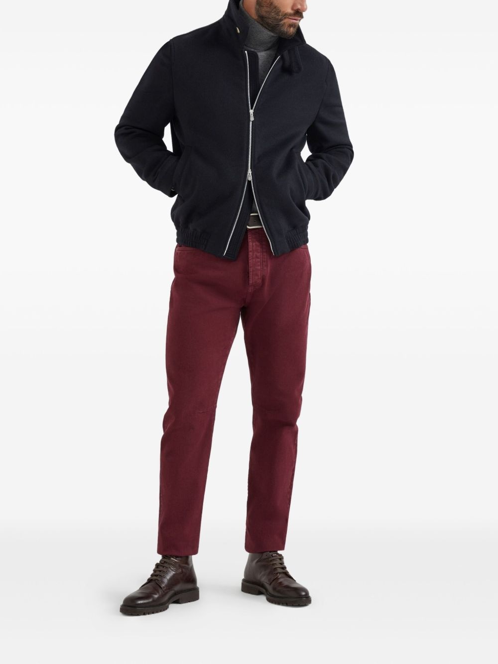 wool bomber jacket - 2