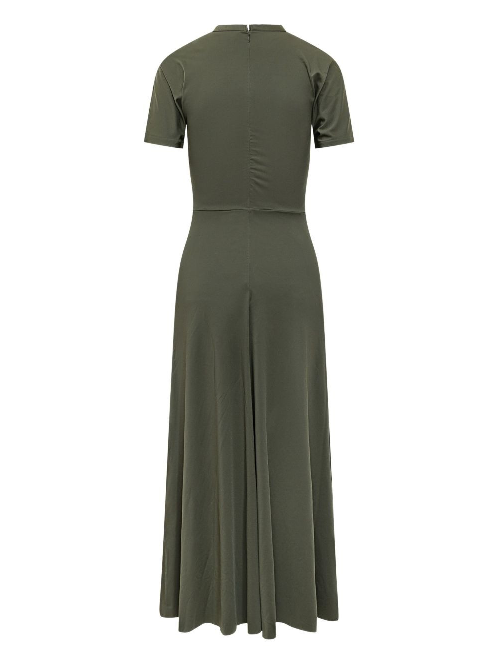 gathered midi dress - 2