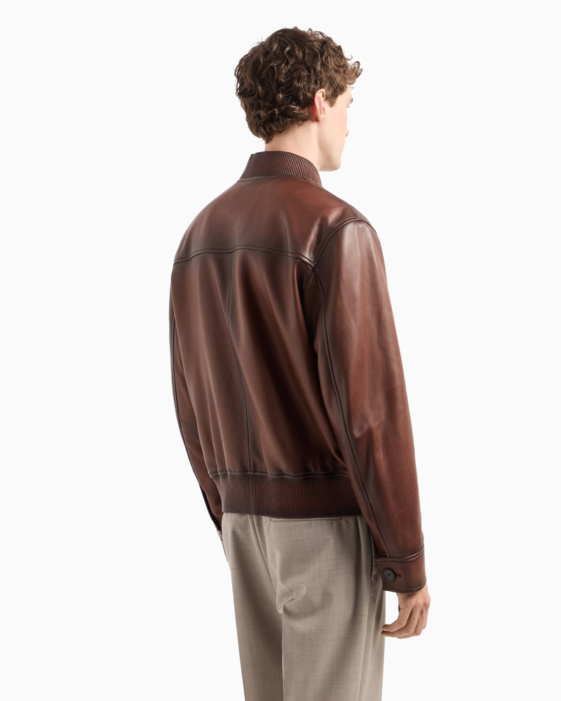 BLOUSON IN SUPPLE NAPPA LAMBSKIN WITH SHADING 3